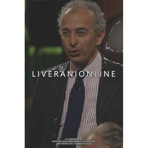 GAD LERNER TRASMISSIONE \' L\'INFEDELE\' MILANO, 26/03/2008 FOTO ANTONIO SORANO - AG. ALDO LIVERANI SAS