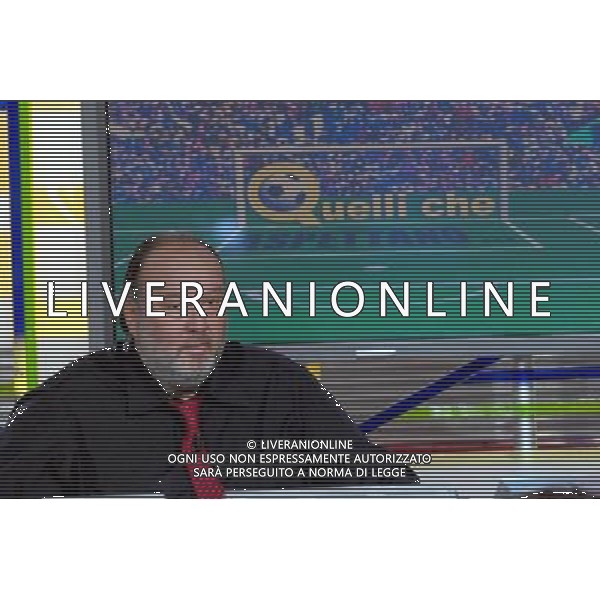 trasmissione \'quelli che il calcio\' NELLA FOTO GIAMPIERO GALEAZZI AG ALDO LIVERANI