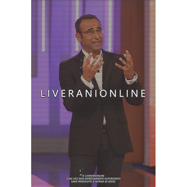 CARLO CONTI TRASMISSIONE TELEVISIVA \'I RACCOMANDATI\' ROMA 28/03/2008 PH AGENZIA ALDO LIVERAI SAS