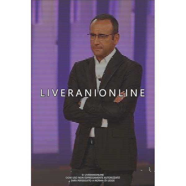 CARLO CONTI TRASMISSIONE TELEVISIVA \'I RACCOMANDATI\' ROMA 28/03/2008 PH AGENZIA ALDO LIVERAI SAS