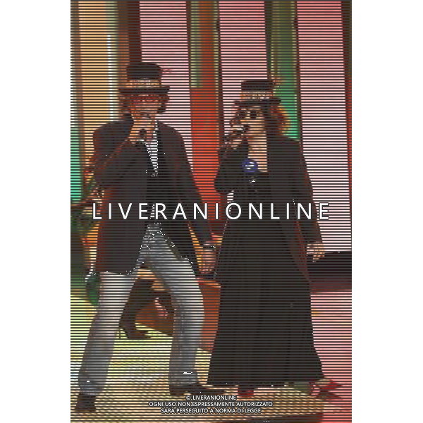 LUCA WARD CON LA SORELLA MONICA TRASMISSIONE TELEVISIVA \'I RACCOMANDATI\' ROMA 28/03/2008 PH AGENZIA ALDO LIVERAI SAS