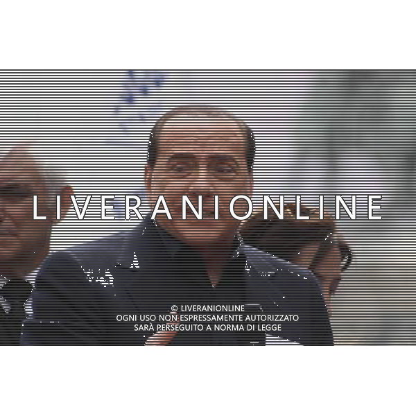 MANIFESTAZIONE DEL PARTITO PENSIONATI CON SILVIO BERLUSCONI MILANO, 31/03/2008 - PIAZZA DUOMO FOTO ANTONIO SORANO/AG ALDO LIVERANI SAS