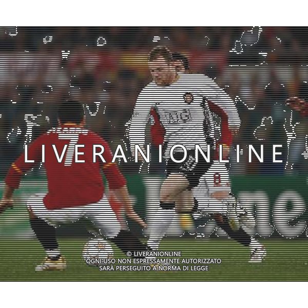 Roma - Manchester United (0-2) Stadio Olimpico - 01 / 04 / 2008 - Uefa Champions League 2007/2008 - Quarti di finale - andata nella foto: Wayne ROONEY ph Corradetti / ag. Aldo Liverani