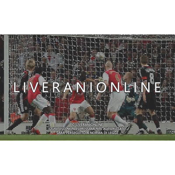 Emmanuel Adebayor of Arsenal scores his gol, 1-0, Arsenal v Liverpool, Quarter Final Champions League, First Leg, The Emirates Stadium, London, Date 02/04/2008, Picture by Ian Kington (IPS PHOTO AGENCY)/Ag. Aldo Liverani Sas - ONLY ITALY - EDITORIAL USE ONLY - 