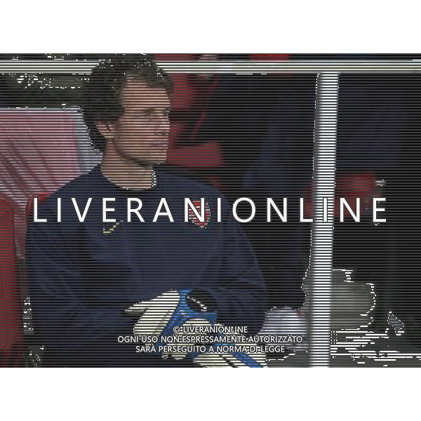 Jens Lehmann of Arsenal before the start of the match on the bench as a substitute , 1-1 Arsenal v Liverpool, Quarter Final Champions League, First Leg, The Emirates Stadium, London, Date 02/04/2008, Picture by Ian Kington (IPS PHOTO AGENCY)/Ag. Aldo Liverani Sas - ONLY ITALY - EDITORIAL USE ONLY - 