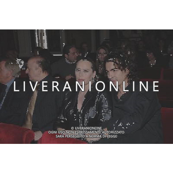 PRIMA TEATRALE DI \' FRATELLI D\'ITALIA\' AL BAGAGLINO - ROMA NELLA FOTO: BARBARA DE ROSSI CON IL MARITO BRANKO TESHANOVIC © B.M./AG. ALDO LIVERANI SAS