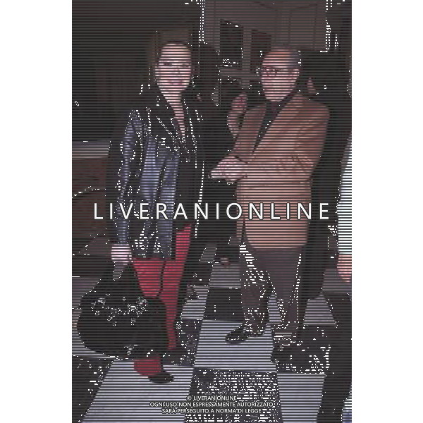 PRIMA TEATRALE DI \' FRATELLI D\'ITALIA\' AL BAGAGLINO - ROMA NELLA FOTO: PIERFRANCESCO PINGITORE E BARBARA DE ROSSI © B.M./AG. ALDO LIVERANI SAS