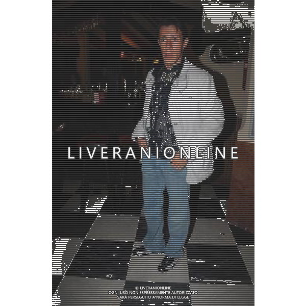 PRIMA TEATRALE DI \' FRATELLI D\'ITALIA\' AL BAGAGLINO - ROMA NELLA FOTO: RODRIGO TADDEI ( giocatore della Roma Calcio) © B.M./AG. ALDO LIVERANI SAS