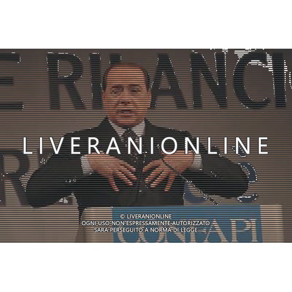 ROMA, 4 APRILE 2008 CONFAPI: MISSIONE RILANCIO - L\'IMPRESA C\'E\'. NELLA FOTO: SILVIO BERLUSCONI ag aldo liverani