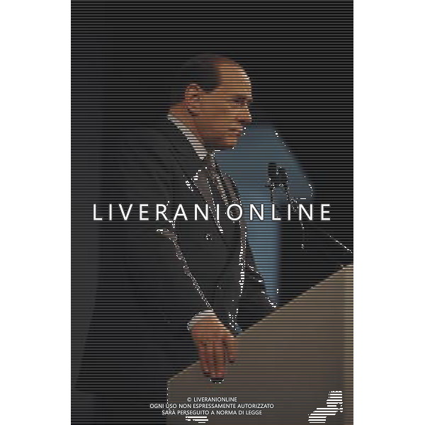ROMA, 4 APRILE 2008 CONFAPI: MISSIONE RILANCIO - L\'IMPRESA C\'E\'. NELLA FOTO: SILVIO BERLUSCONI ag aldo liverani