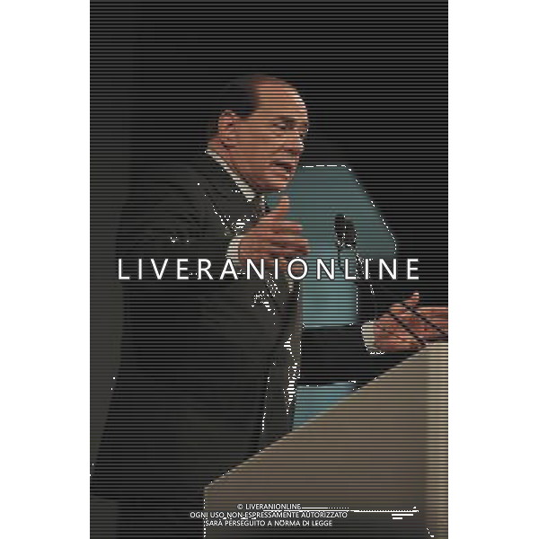 ROMA, 4 APRILE 2008 CONFAPI: MISSIONE RILANCIO - L\'IMPRESA C\'E\'. NELLA FOTO: SILVIO BERLUSCONI ag aldo liverani