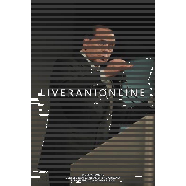 ROMA, 4 APRILE 2008 CONFAPI: MISSIONE RILANCIO - L\'IMPRESA C\'E\'. NELLA FOTO: SILVIO BERLUSCONI ag aldo liverani