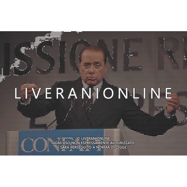 ROMA, 4 APRILE 2008 CONFAPI: MISSIONE RILANCIO - L\'IMPRESA C\'E\'. NELLA FOTO: SILVIO BERLUSCONI ag aldo liverani