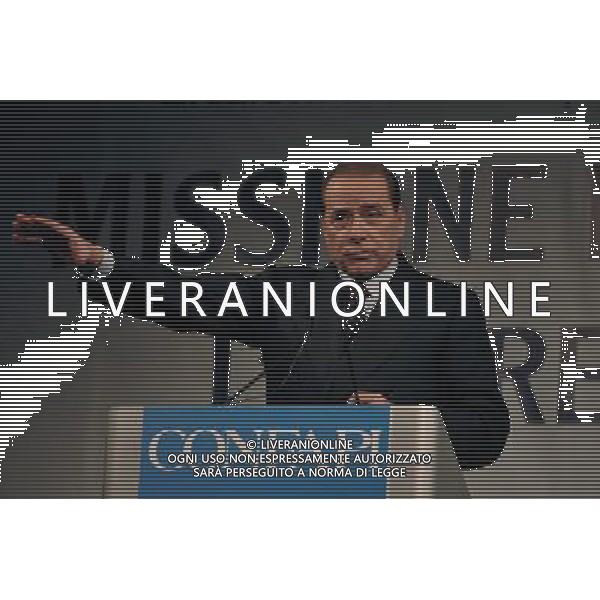 ROMA, 4 APRILE 2008 CONFAPI: MISSIONE RILANCIO - L\'IMPRESA C\'E\'. NELLA FOTO: SILVIO BERLUSCONI ag aldo liverani