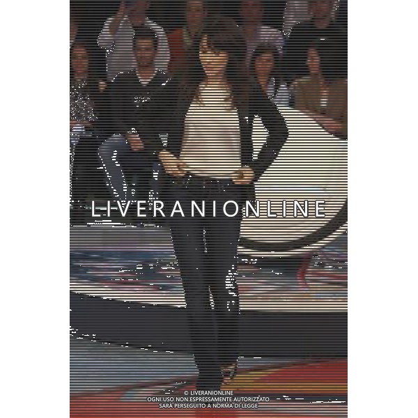 ANITA CAPRIOLI TRASMISSIONE \' QUELLI CHE IL CALCIO\' MILANO, 06/04/2008 FOTO ANTONIO SORANO - AG. ALDO LIVERANI SAS