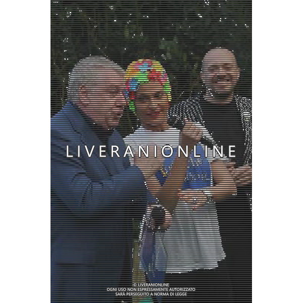 CLAUDIO LIPPI - SIMONA VENTURA TRASMISSIONE \' QUELLI CHE IL CALCIO\' MILANO, 06/04/2008 FOTO ANTONIO SORANO - AG. ALDO LIVERANI SAS