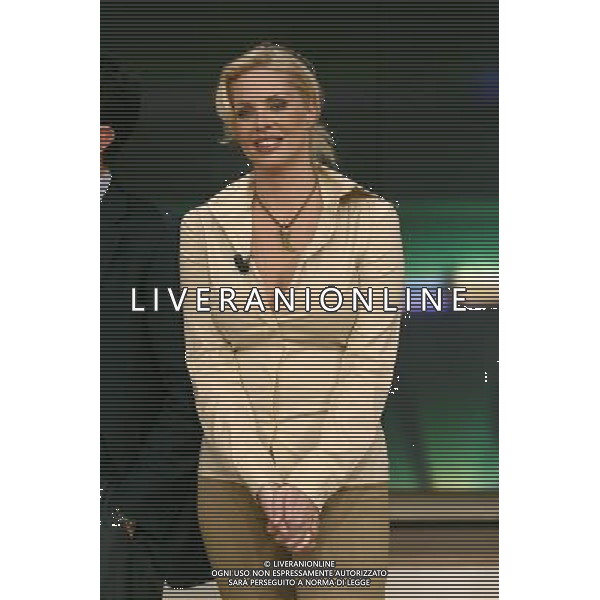 ROMA 06 - 04 - 2008 RAI TRASMISSIONE MEZZOGIORNO IN FAMIGLIA NELLA FOTO ELA WEBER © AGENZIA ALDO LIVERANI SAS
