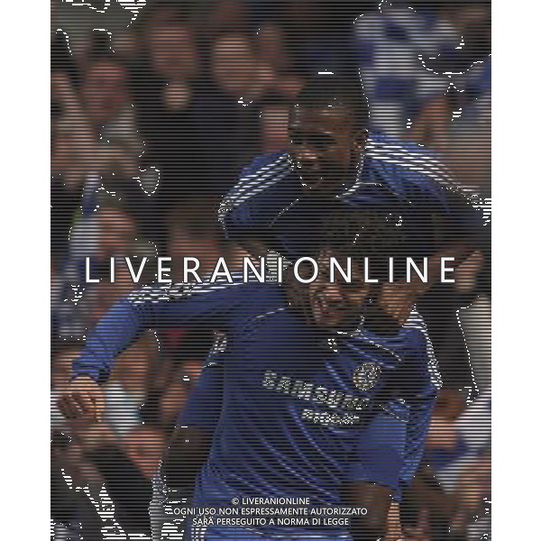 Michael Ballack of Chelsea heads in an early gol and celebrates in Chelsea vs Fenerbahce as Champions League QOF 2nd Leg at Stamford Bridge in London (UK) on 08/04/2008 - esultanza - Picture By Marcello Pozzetti©IPS - Photo Agency/Ag. Aldo Liverani Sas - ONLY ITALY - 