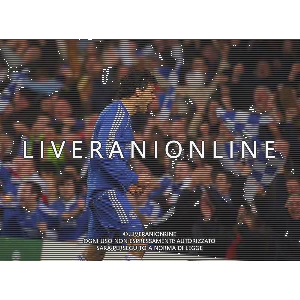 Michael Ballack of Chelsea heads in an early gol and celebrates in Chelsea vs Fenerbahce as Champions League QOF 2nd Leg at Stamford Bridge in London (UK) on 08/04/2008 - esultanza - Picture By Marcello Pozzetti©IPS - Photo Agency/Ag. Aldo Liverani Sas - ONLY ITALY - 