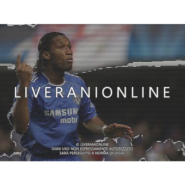 Didier Drogba of Chelsea in Chelsea vs Fenerbahce as Champions League QOF 2nd Leg at Stamford Bridge in London (UK) on 08/04/2008 Picture By Marcello Pozzetti©IPS - Photo Agency/Ag. Aldo Liverani Sas - ONLY ITALY - 