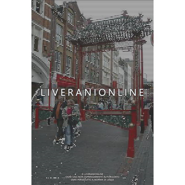LONDRA NELLA FOTO GERRARD STREET CHINATOWN AG ALDO LIVERANI IFC