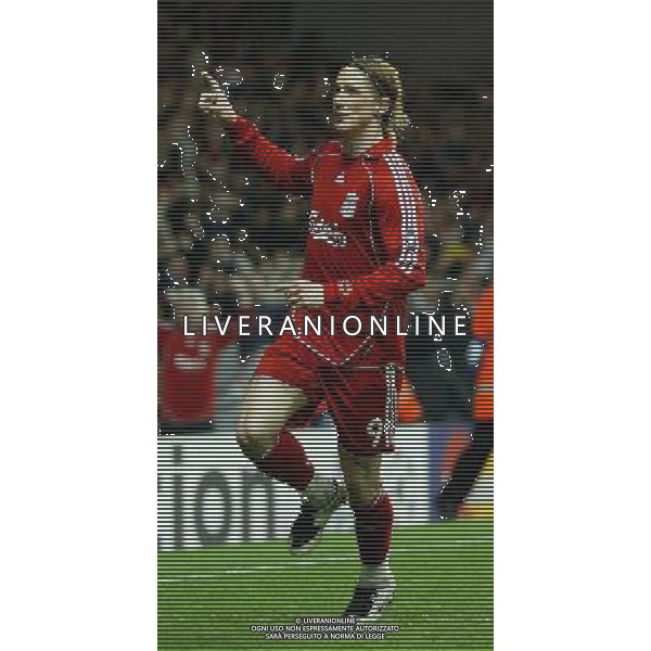 Fernando Torres of Liverpool celebrates scoring the 2nd goal,Liverpool v Arsenal, UEFA Champions League, Quarter Final, L2, Anfield, Liverpool, Date 08/04/2008 Picture by Marc Atkins(IPS PHOTO AGENCY)/Ag. Aldo Liverani Sas - ONLY ITALY -