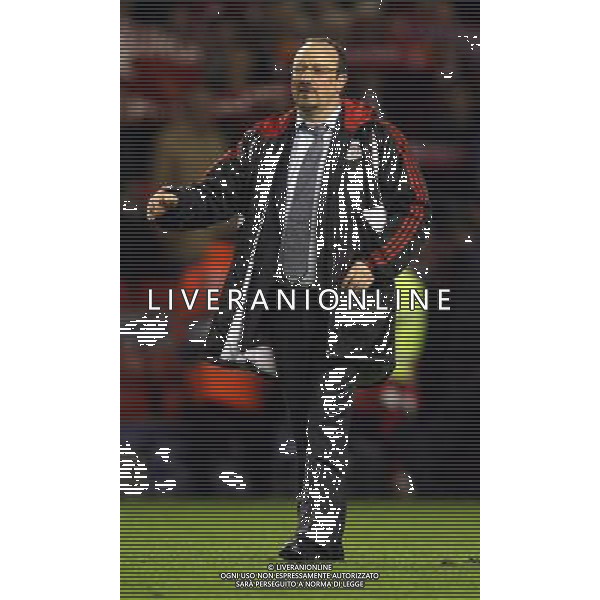 Liverpool Manager, Rafa Benitez gives a wink at the final whistle 4-2,Liverpool v Arsenal, UEFA Champions League, Quarter Final, L2, Anfield, Liverpool, Date 08/04/2008 Picture by Marc Atkins(IPS PHOTO AGENCY)/Ag. Aldo Liverani Sas - ONLY ITALY -