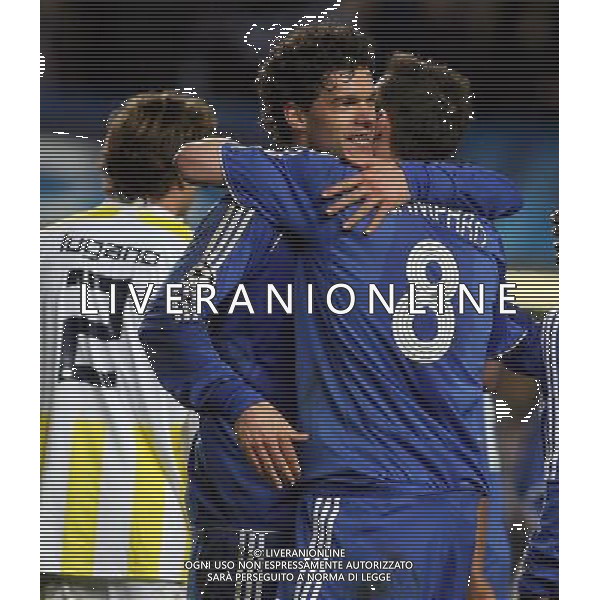Frank Lampard of Chelsea and Michael Ballack of Chelsea the scorers in Chelsea vs Fenerbahce as Champions League QOF 2nd Leg at Stamford Bridge in London (UK) on 08/04/2008 Picture By Marcello Pozzetti©IPS - Photo Agency/Ag. Aldo Liverani sas - ONLY ITALY -