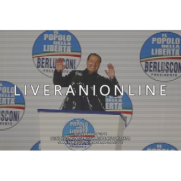 Comizio di Silvio Berlusconi a Palermo 6 aprile 2008 © Giacomo Costa - ag. Aldo Liverani sas
