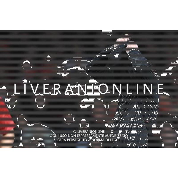 Manchester United-Roma Champions League 2007/2008 Quarti di Finale Ritorno Manchester - 09.04.2008 Nella Foto: LA DELUSIONE DI DANIELE DE ROSSI DOPO AVER SBAGLIATO IL RIGORE /Ph.Vitez-Ag. Aldo Liverani