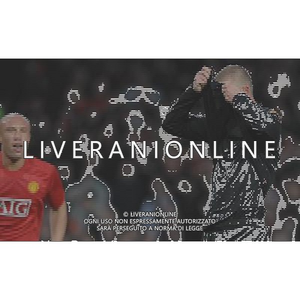 Manchester United-Roma Champions League 2007/2008 Quarti di Finale Ritorno Manchester - 09.04.2008 Nella Foto: LA DELUSIONE DI DANIELE DE ROSSI DOPO AVER SBAGLIATO IL RIGORE /Ph.Vitez-Ag. Aldo Liverani