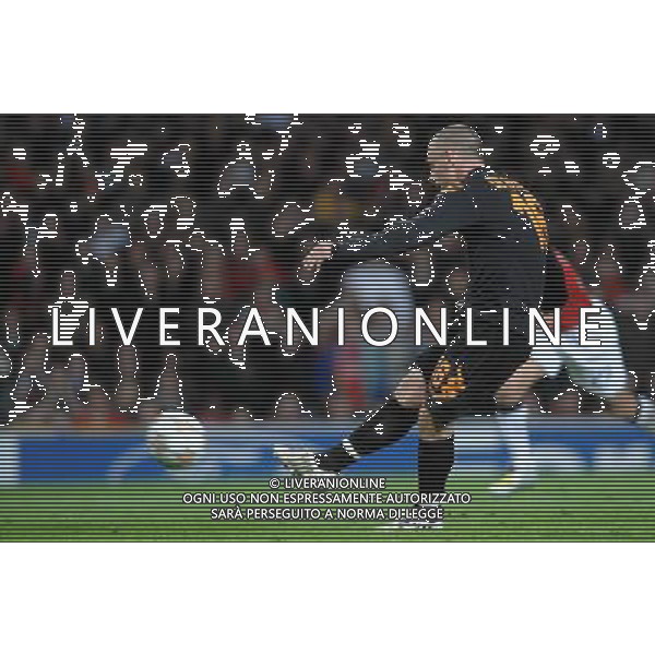 Manchester United-Roma Champions League 2007/2008 Quarti di Finale Ritorno Manchester - 09.04.2008 Nella Foto: DANIELE DE ROSSI SBAGLIA IL RIGORE /Ph.Vitez-Ag. Aldo Liverani