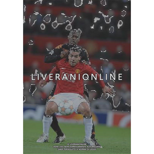 Manchester United-Roma Champions League 2007/2008 Quarti di Finale Ritorno Manchester - 09.04.2008 Nella Foto: CARLOS TEVEZ-JUAN /Ph.Vitez-Ag. Aldo Liverani