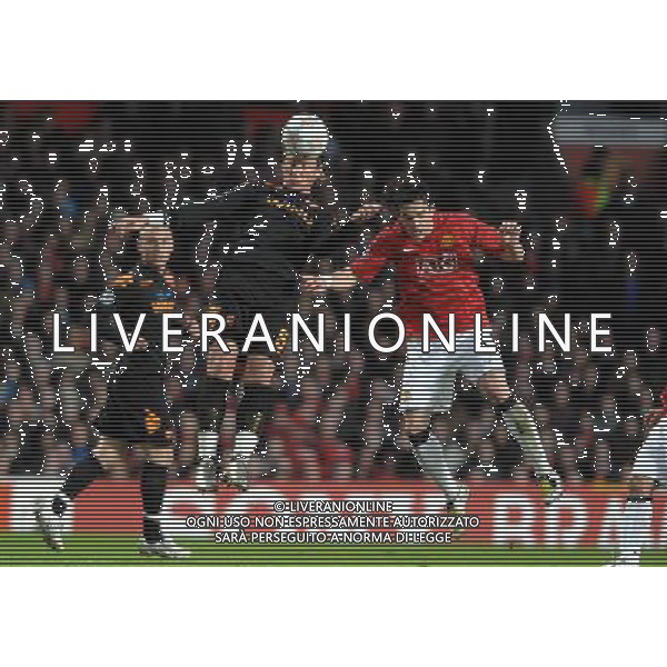 Manchester United-Roma Champions League 2007/2008 Quarti di Finale Ritorno Manchester - 09.04.2008 Nella Foto: PHILIPPE MEXES- HAERGREAVES /Ph.Vitez-Ag. Aldo Liverani