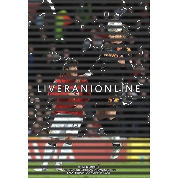 Manchester United-Roma Champions League 2007/2008 Quarti di Finale Ritorno Manchester - 09.04.2008 Nella Foto: PHILIPPE MEXES-TEVEZ CARLOS /Ph.Vitez-Ag. Aldo Liverani