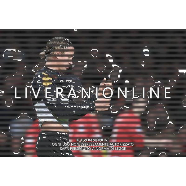 Manchester United-Roma Champions League 2007/2008 Quarti di Finale Ritorno Manchester - 09.04.2008 Nella Foto: DELUSIONE DI PHILIPPE MEXES DOPO IL GOL DI CARLOS TEVEZ /Ph.Vitez-Ag. Aldo Liverani