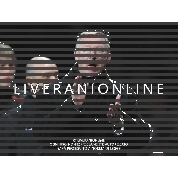 Manchester United-Roma Champions League 2007/2008 Quarti di Finale Ritorno Manchester - 09.04.2008 Nella Foto: ESULTANZA di alex FERGUSON A FINE PARTITA /Ph.Vitez-Ag. Aldo Liverani