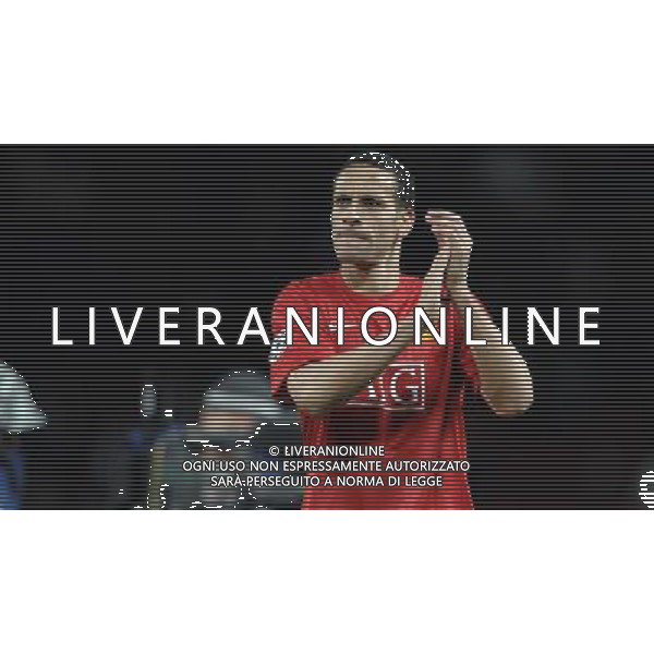 Manchester United-Roma Champions League 2007/2008 Quarti di Finale Ritorno Manchester - 09.04.2008 Nella Foto: ESULTANZA di rio FERDINAND A FINE PARTITA /Ph.Vitez-Ag. Aldo Liverani