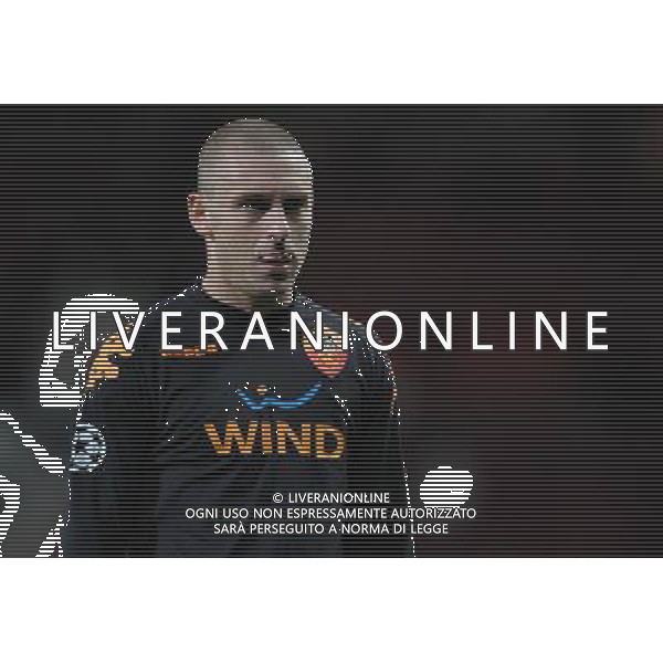 Manchester United-Roma Champions League 2007/2008 Quarti di Finale Ritorno Manchester - 09.04.2008 Nella Foto: la DELUSIONE di daniele DE ROSSI CHE ESCE IN LACRIME A FINE PARTITA /Ph.Vitez-Ag. Aldo Liverani