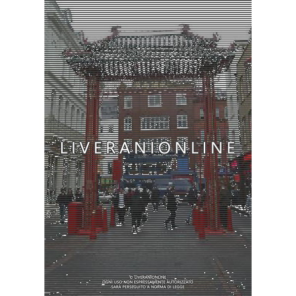 LONDRA NELLA FOTOGERRARD STREET CHINATOWN AG ALDO LIVERANI IFC