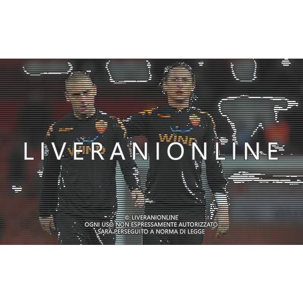 Champions League 2007/2008 Quarti di Finale Ritorno Manchester - 09.04.2008 Manchester United-Roma Nella Foto:DE ROSSI DANIELE-MEXES PHILIPPE /Ph.Vitez-Ag. Aldo Liverani