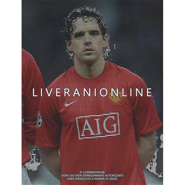 Champions League 2007/2008 Quarti di Finale Ritorno Manchester - 09.04.2008 Manchester United-Roma Nella Foto:HARGREAVES OWEN /Ph.Vitez-Ag. Aldo Liverani