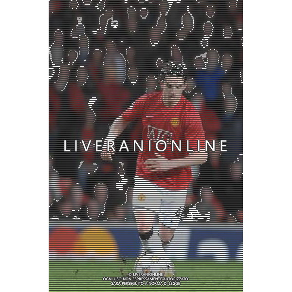 Champions League 2007/2008 Quarti di Finale Ritorno Manchester - 09.04.2008 Manchester United-Roma Nella Foto:HARGREAVES OWEN /Ph.Vitez-Ag. Aldo Liverani