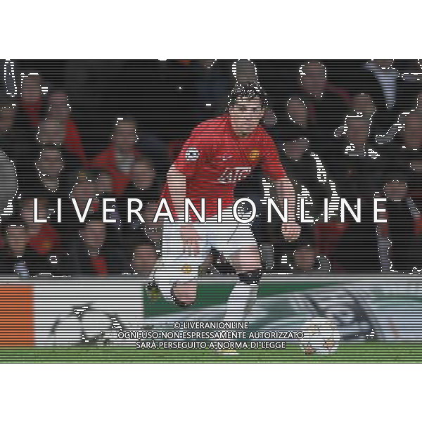 Champions League 2007/2008 Quarti di Finale Ritorno Manchester - 09.04.2008 Manchester United-Roma Nella Foto:HARGREAVES OWEN /Ph.Vitez-Ag. Aldo Liverani