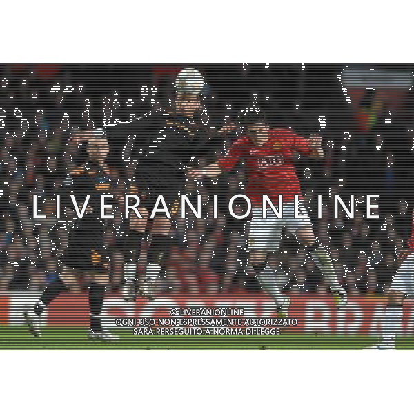 Champions League 2007/2008 Quarti di Finale Ritorno Manchester - 09.04.2008 Manchester United-Roma Nella Foto:MEXES PHILIPPE-HARGREAVES OWEN /Ph.Vitez-Ag. Aldo Liverani