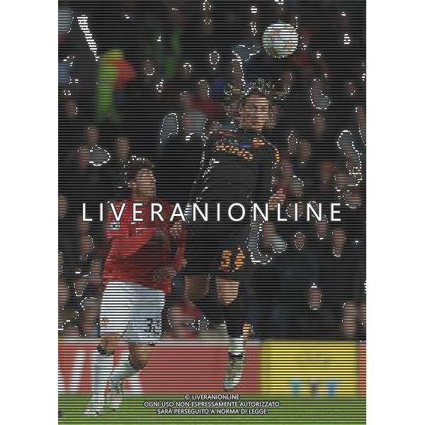 Champions League 2007/2008 Quarti di Finale Ritorno Manchester - 09.04.2008 Manchester United-Roma Nella Foto:MEXES PHILIPPE-TEVEZ CARLOS /Ph.Vitez-Ag. Aldo Liverani