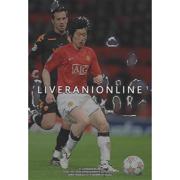 Champions League 2007/2008 Quarti di Finale Ritorno Manchester - 09.04.2008 Manchester United-Roma Nella Foto:PARK JI-SUNG /Ph.Vitez-Ag. Aldo Liverani
