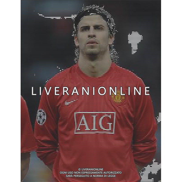 Champions League 2007/2008 Quarti di Finale Ritorno Manchester - 09.04.2008 Manchester United-Roma Nella Foto:PIQUE\' GERARD /Ph.Vitez-Ag. Aldo Liverani