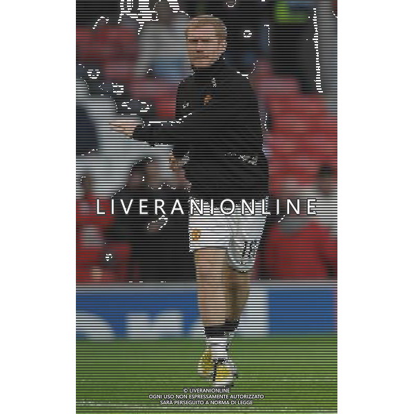 Champions League 2007/2008 Quarti di Finale Ritorno Manchester - 09.04.2008 Manchester United-Roma Nella Foto:SCHOLES PAUL /Ph.Vitez-Ag. Aldo Liverani
