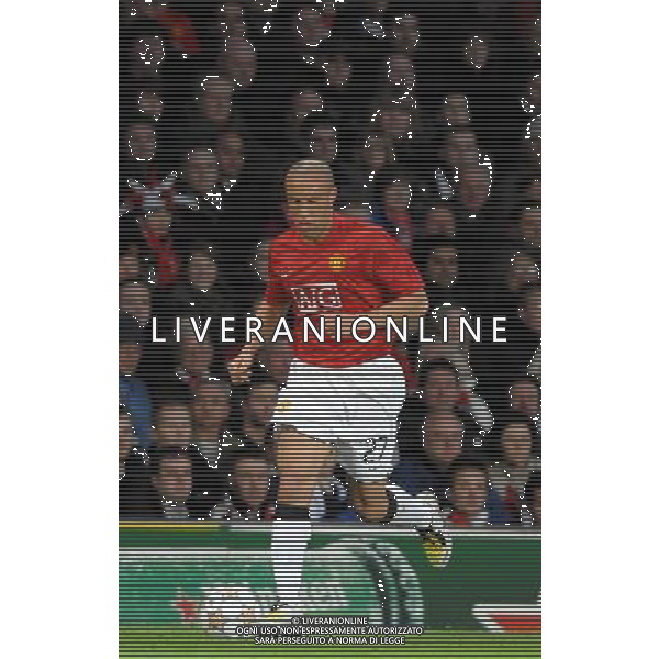 Champions League 2007/2008 Quarti di Finale Ritorno Manchester - 09.04.2008 Manchester United-Roma Nella Foto:SILVESTRE MIKAEL /Ph.Vitez-Ag. Aldo Liverani